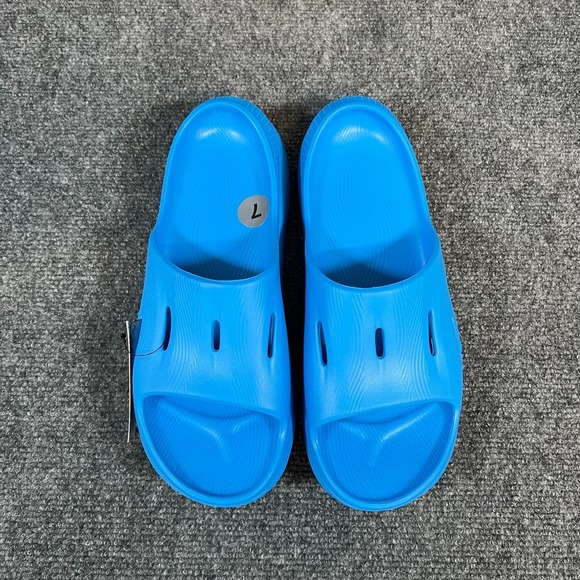 Hoka Unisex-Child Ora Recovery Slide 3 Diva Blue Sandal Size US 7 UK 6 NWT - Picture 7 of 9